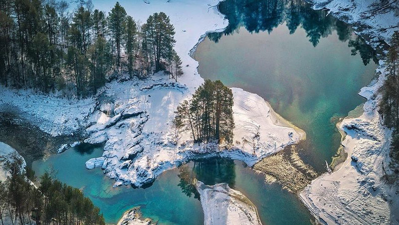 Голубые озера